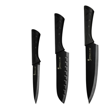 Couteau Cuisine Japonais Acier Noir