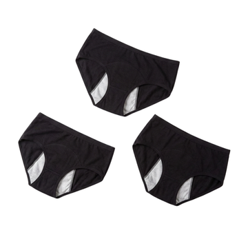 Trois Culottes Menstruelles Étanches Protection Anti Fuite Confortable Extra Large