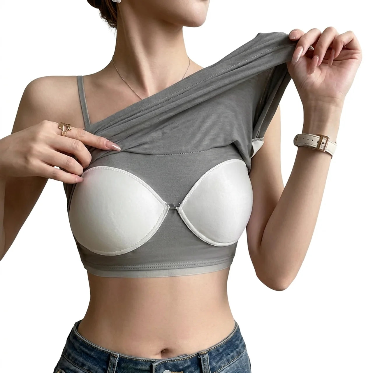 Débardeur à Bretelles avec Soutien-Gorge Intégré