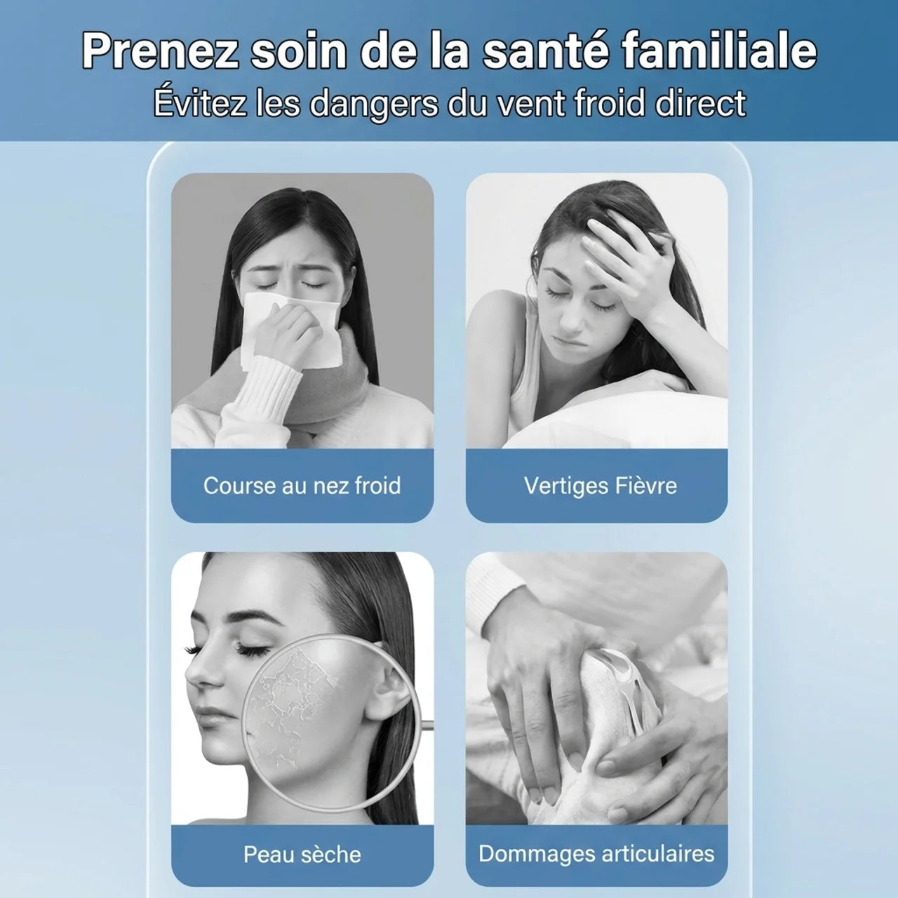 Déflecteur Climatisation Anti Air Direct