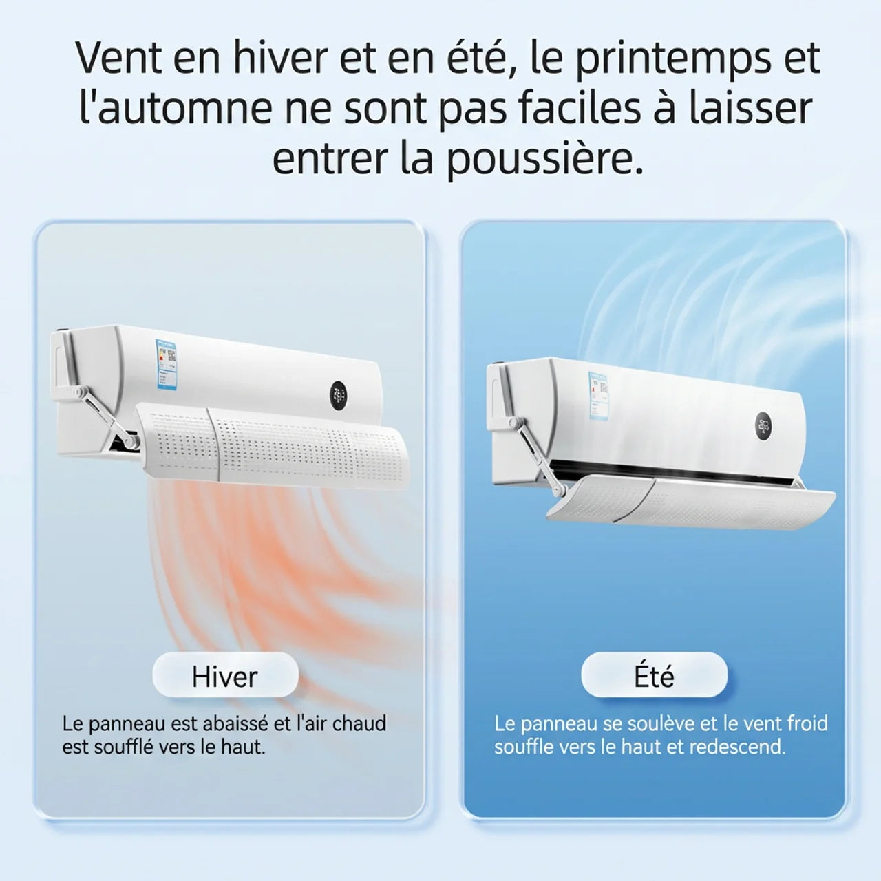 Déflecteur Climatisation Anti Air Direct