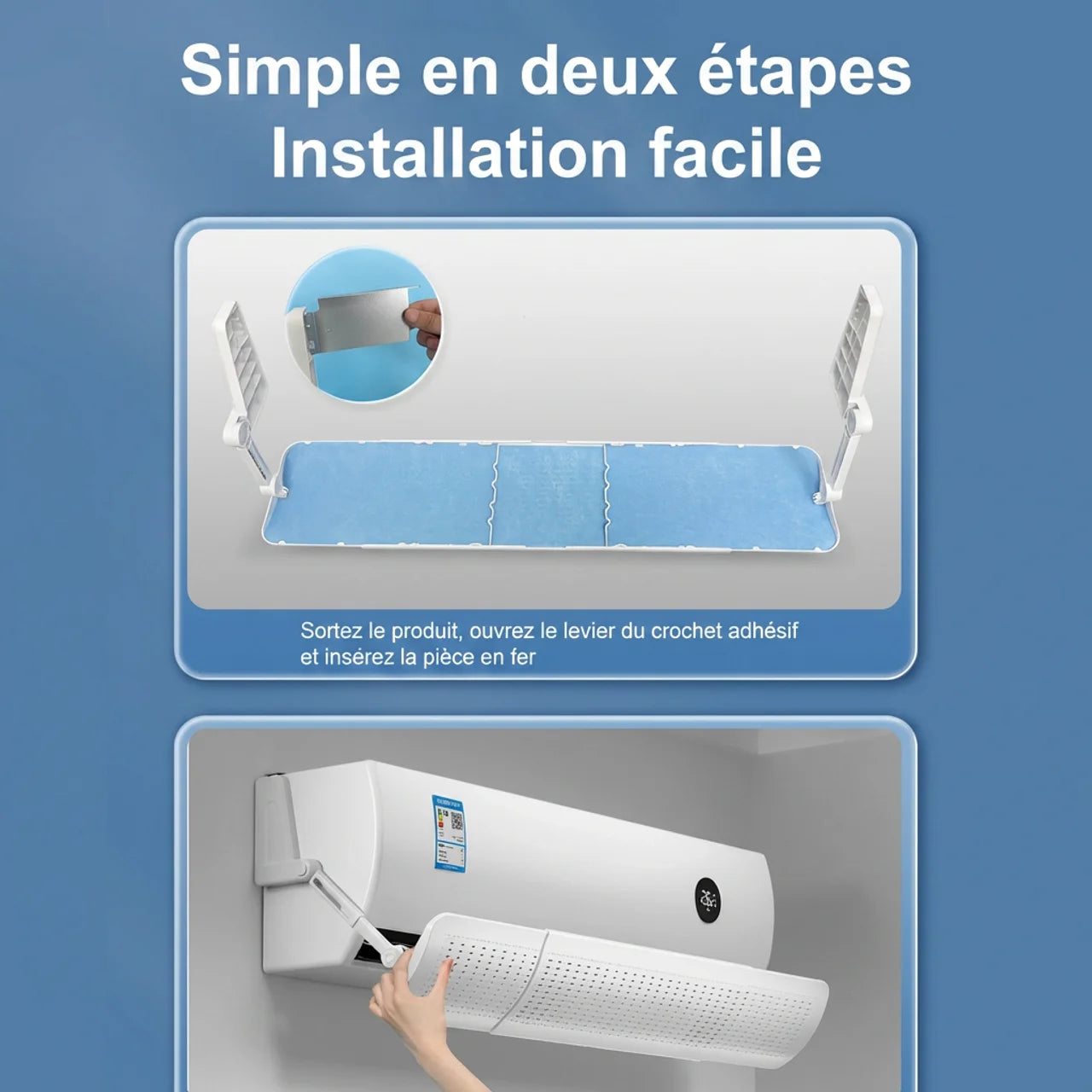 Déflecteur Climatisation Anti Air Direct