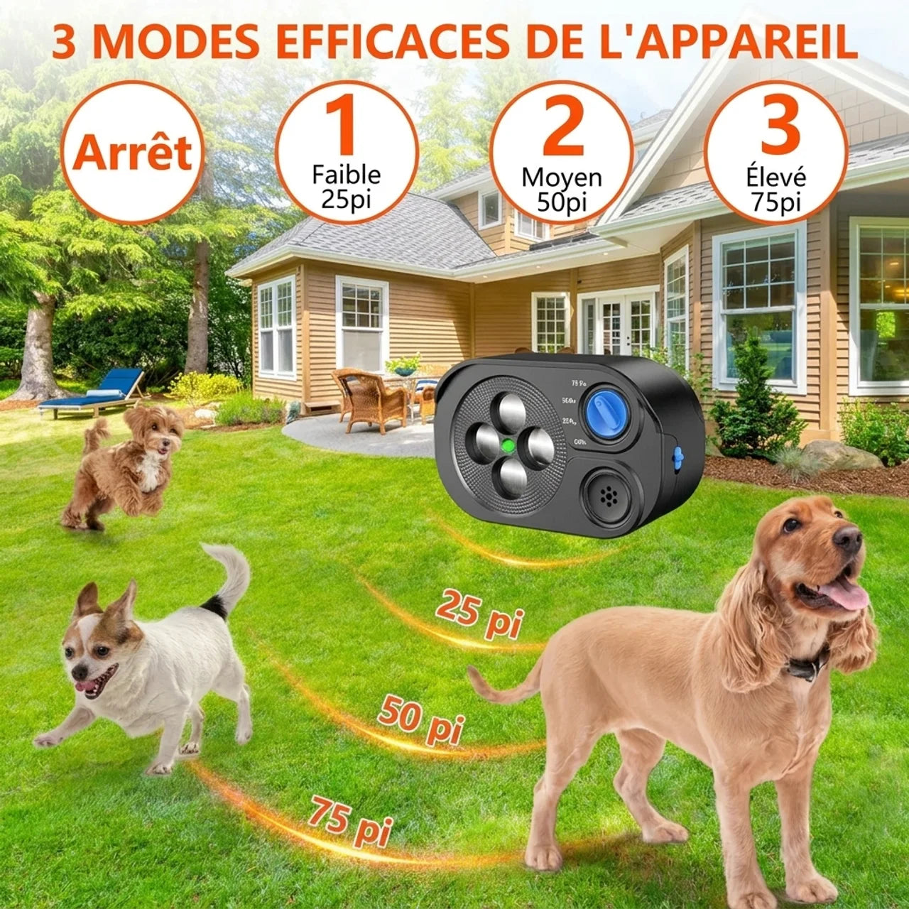 Dispositif Anti Aboiement Ultrason Chien