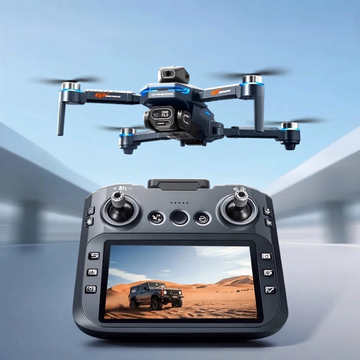 Drone Pliable GT8 HD Moteurs Brushless & Télécommande avec Écran Intégré