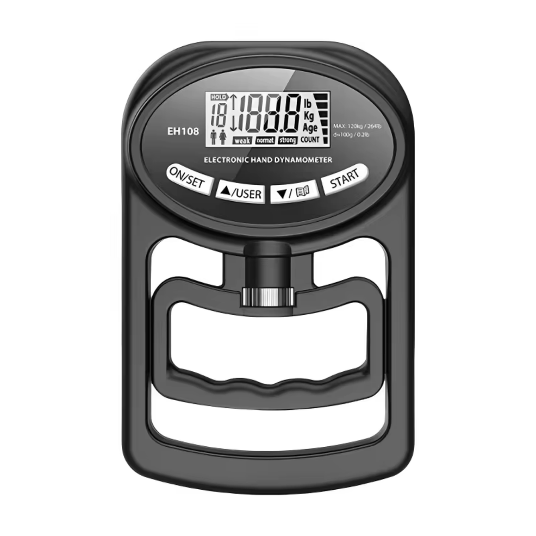 Dynamomètre Électronique Intelligent Force Précise 120 kg