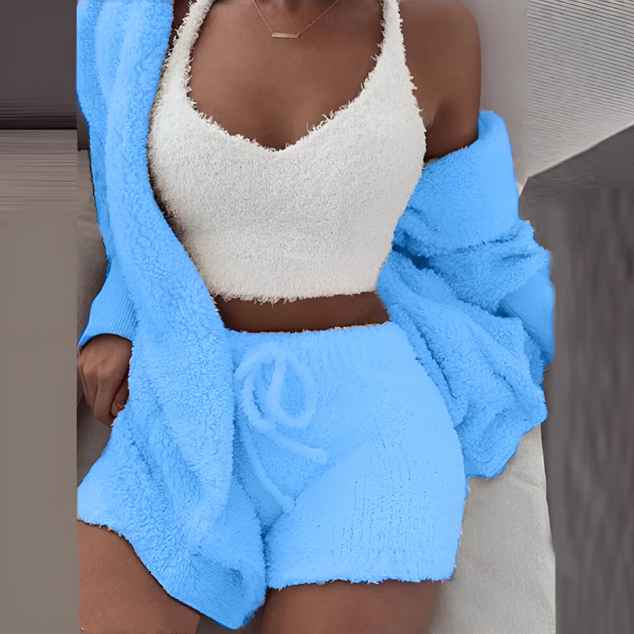Ensemble Pyjama Moelleux Élégance Maison