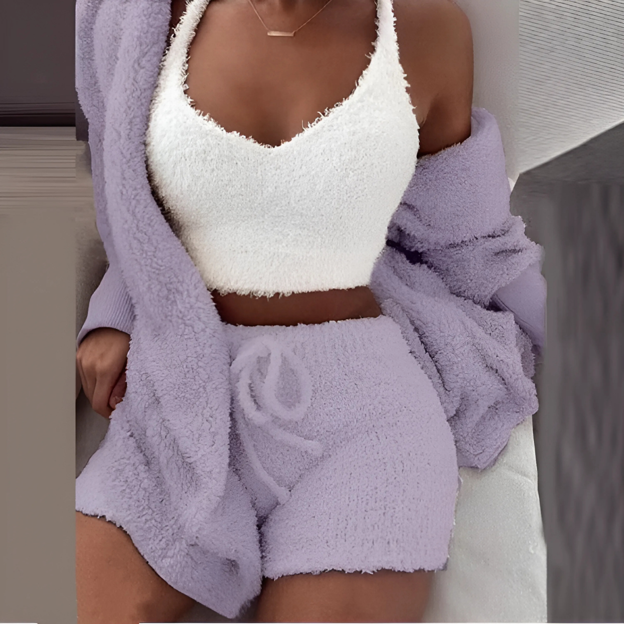 Ensemble Pyjama Moelleux Élégance Maison