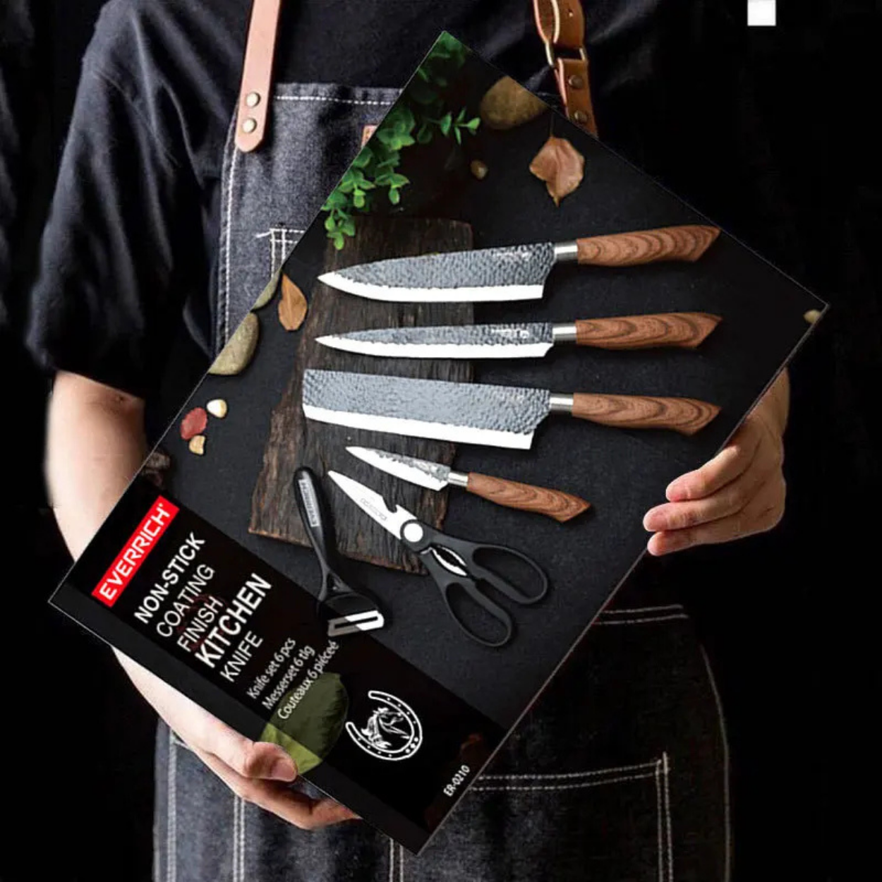 Ensemble de couteaux de cuisine forgés