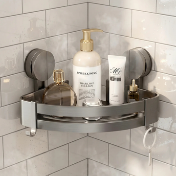 Étagère de Douche Sans Perçage avec Ventouses Ultra Puissantes
