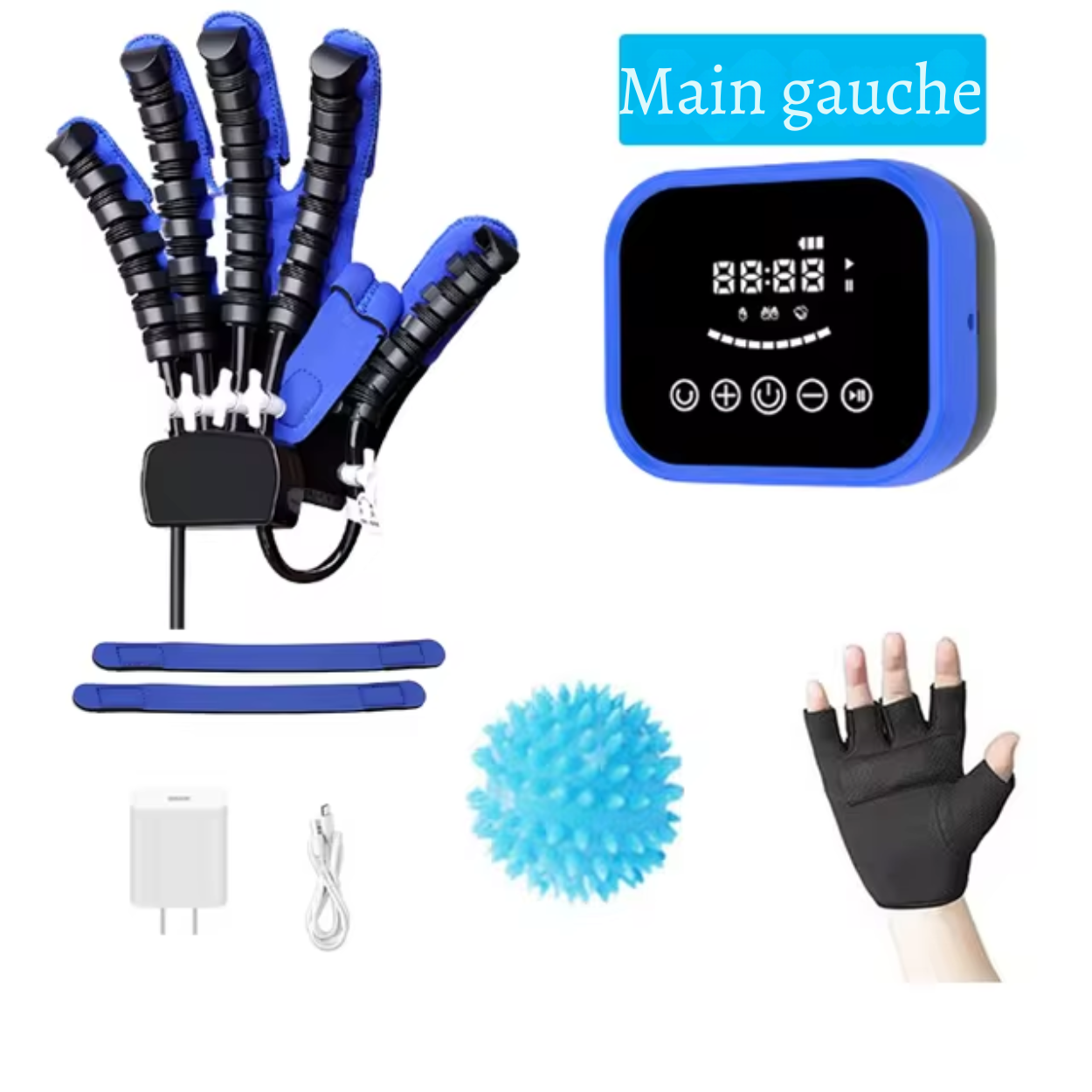 Gants Kinésithérapie Pneumatiques pour Doigts