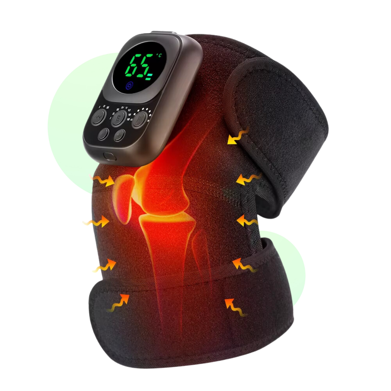 Genouillère Massante Chauffante EMS