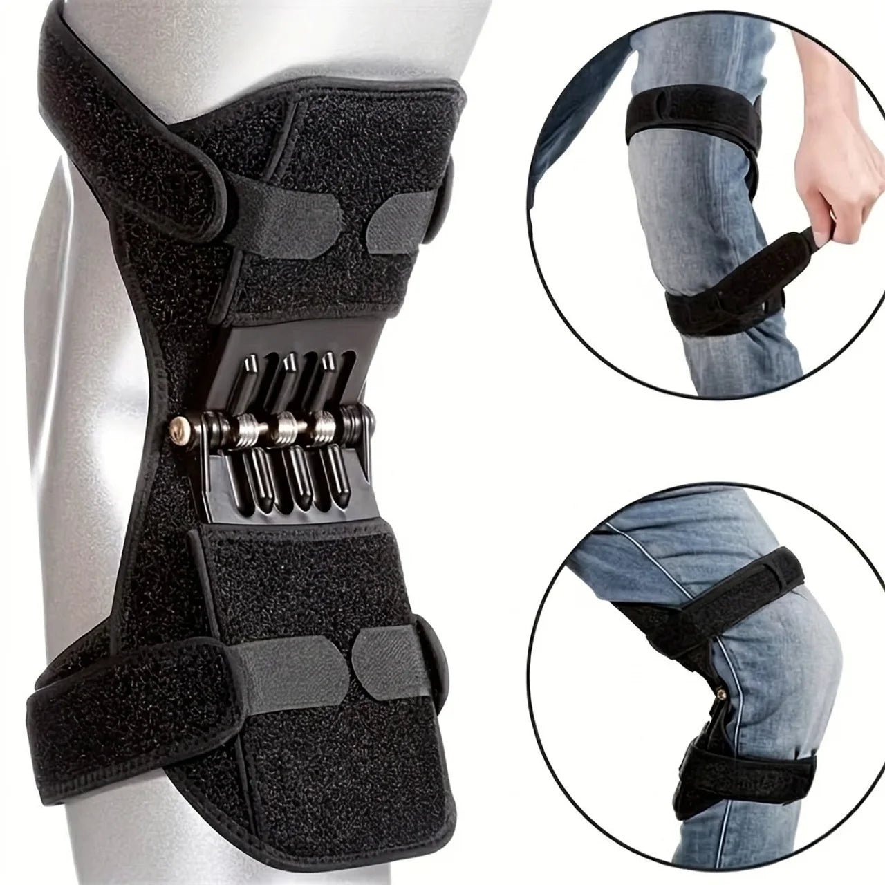Genouillère Assistée Renfort Ressorts
