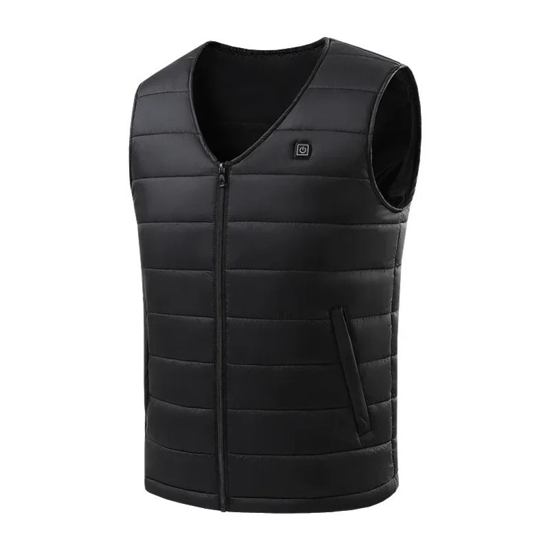 Gilet Chauffant Électrique Unisexe 16 Zones de Chauffe USB