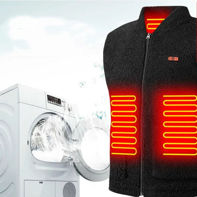 Gilet Chauffant Intelligent USB 8 Zones de Chaleur