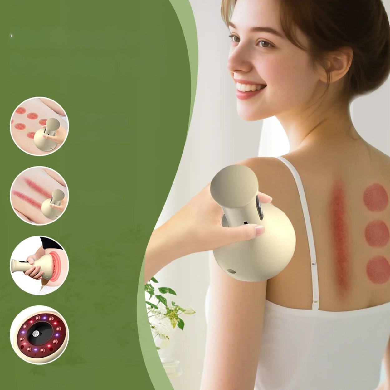 Ventouses Électriques Multifonctions 6 en 1 Gua Sha