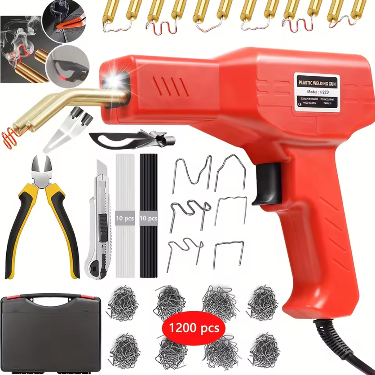 KIT DE SOUDAGE PLASTIQUE 220W PROFESSIONNEL