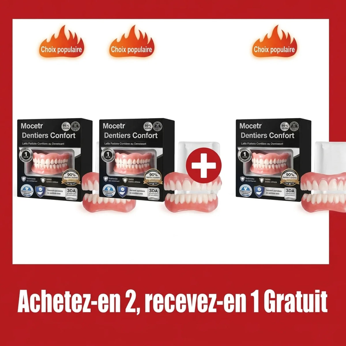Kit Esthétique Dentaire Temporaire à Modeler