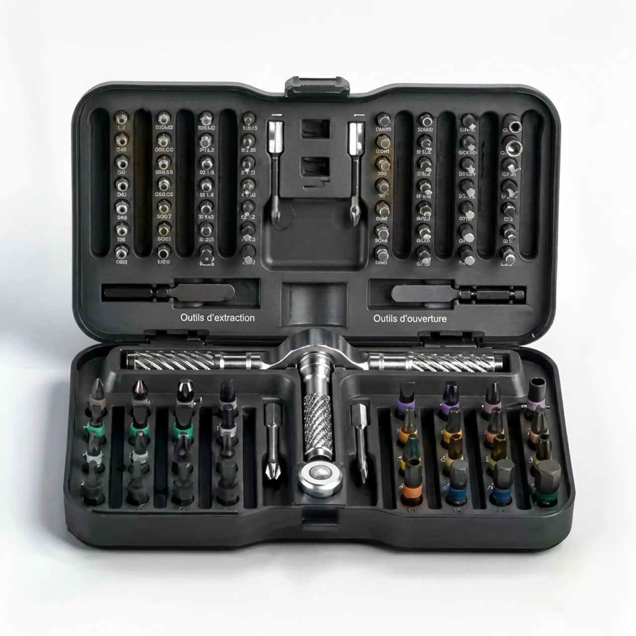 Kit Tournevis de Précision 100 en 1 à Cliquet Professionnel
