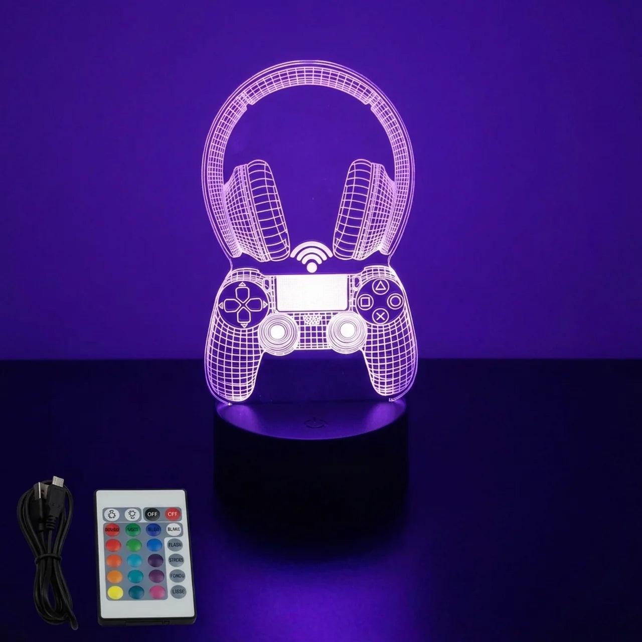 Lampe LED Gaming 3D
