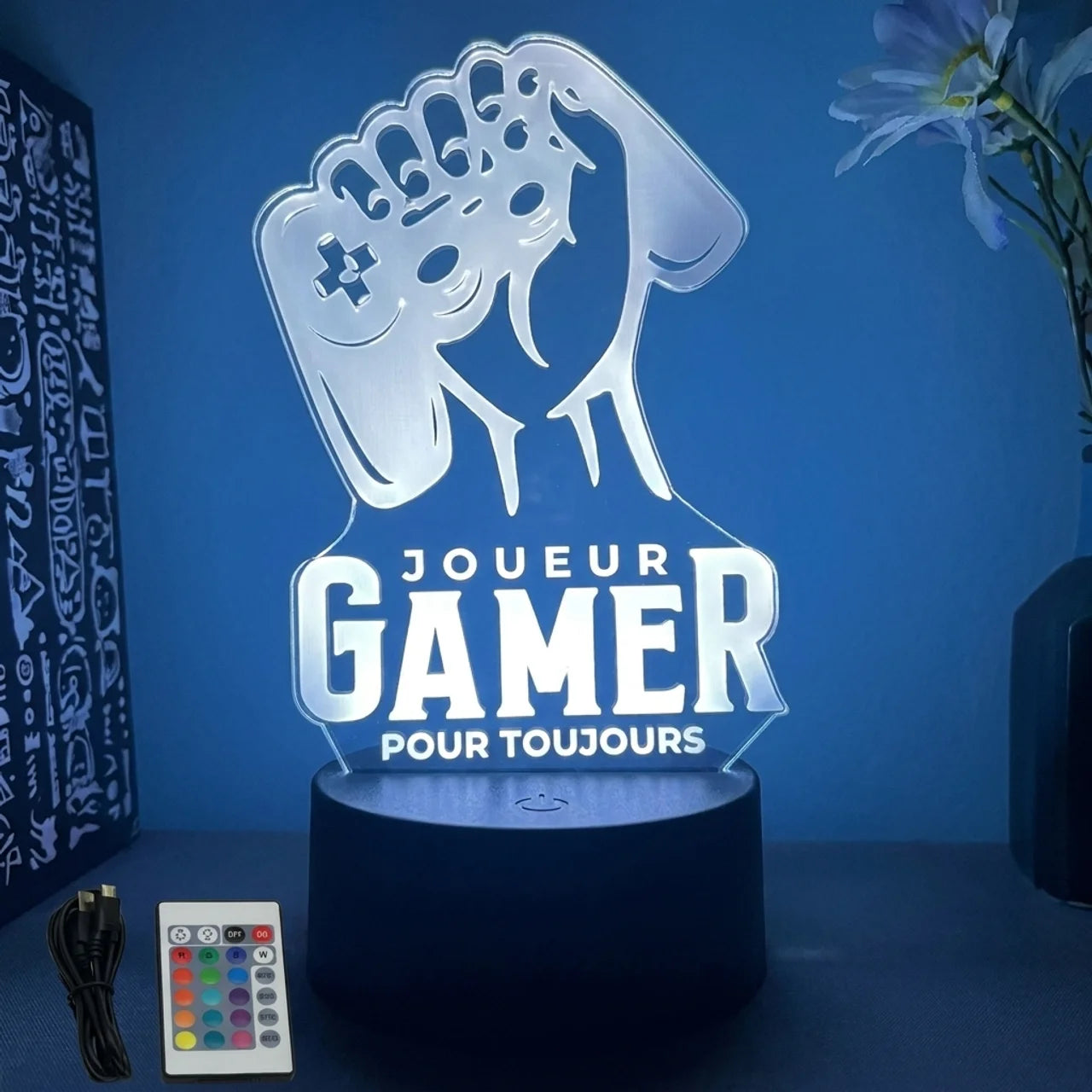 Lampe LED Gaming 3D