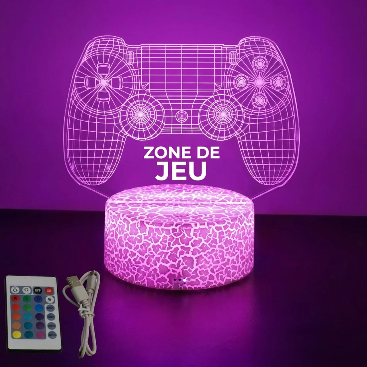 Lampe LED Gaming 3D