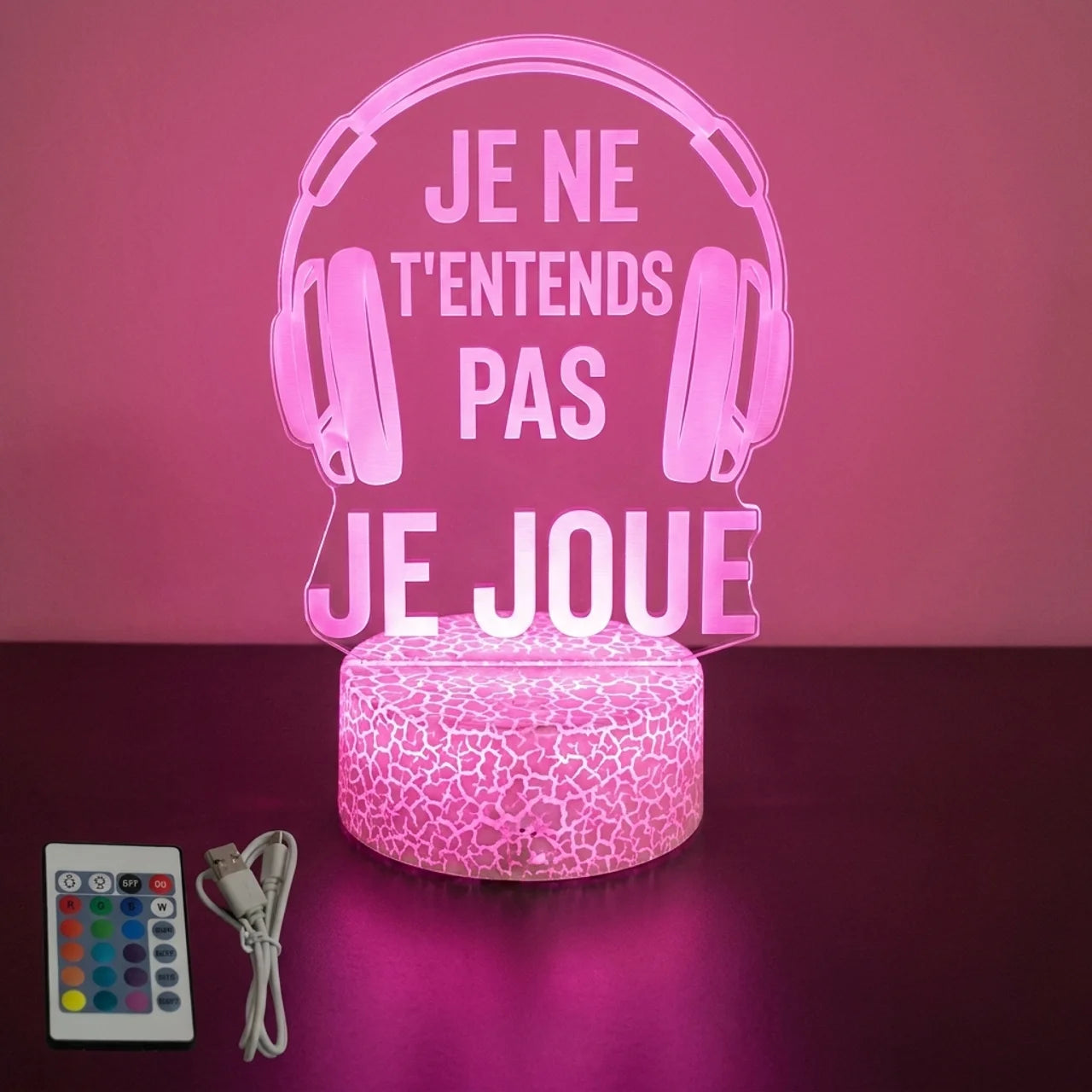 Lampe LED Gaming 3D