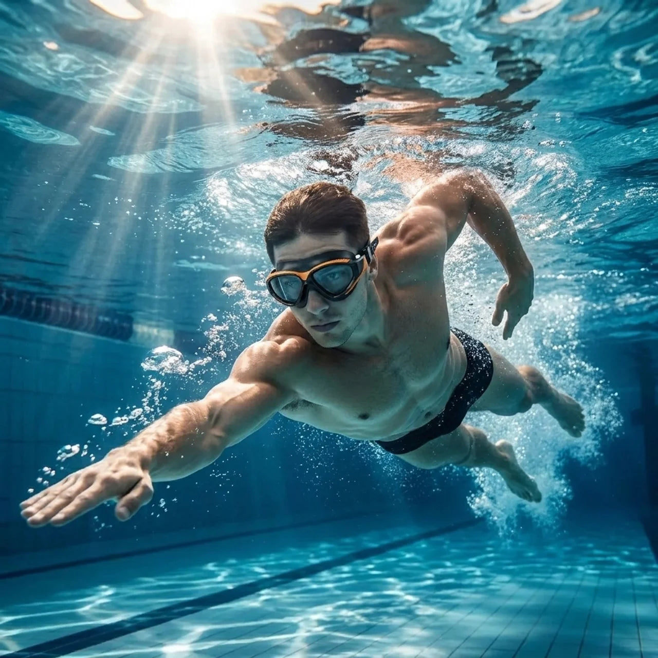 Lunettes de Natation HD Grand Angle Anti-Buée & Protection UV