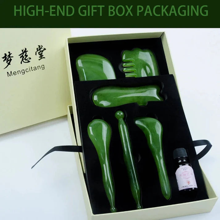 Set de Massage Gua Sha 7 Pièces