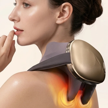 Masseur Cou et Épaules Électrique Appareil de Massage Cervical Chauffant 6D
