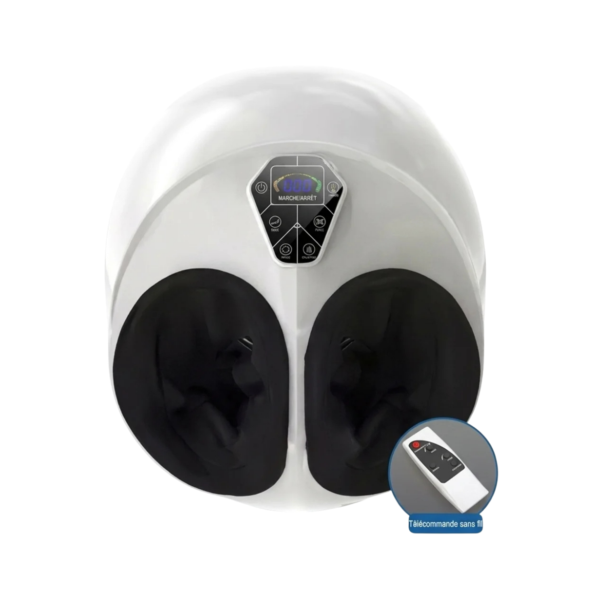 Masseur de Pieds Électrique Chauffant 6D avec Airbags Shiatsu & Vibration