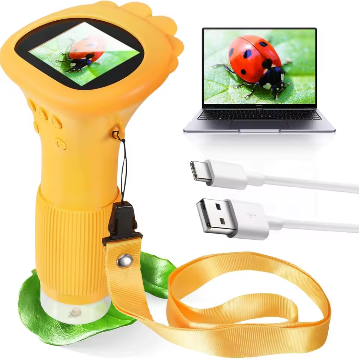 MICROSCOPE NUMÉRIQUE ÉDUCATIF POUR ENFANTS