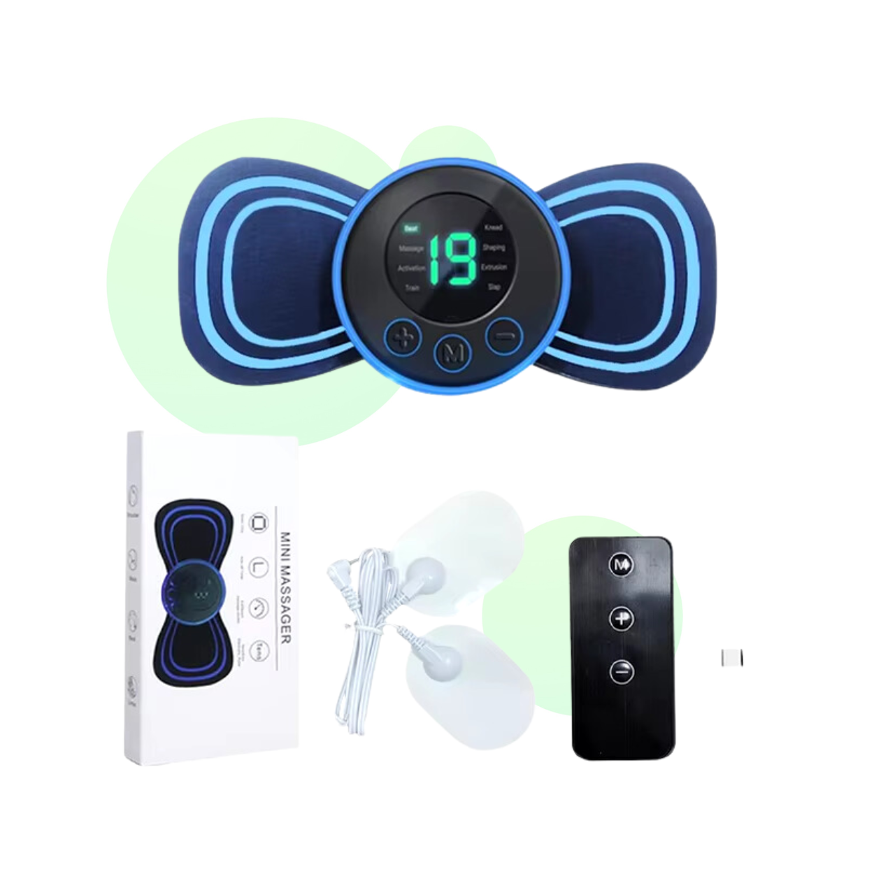 Mini Masseur Électrique Patchs de Massage