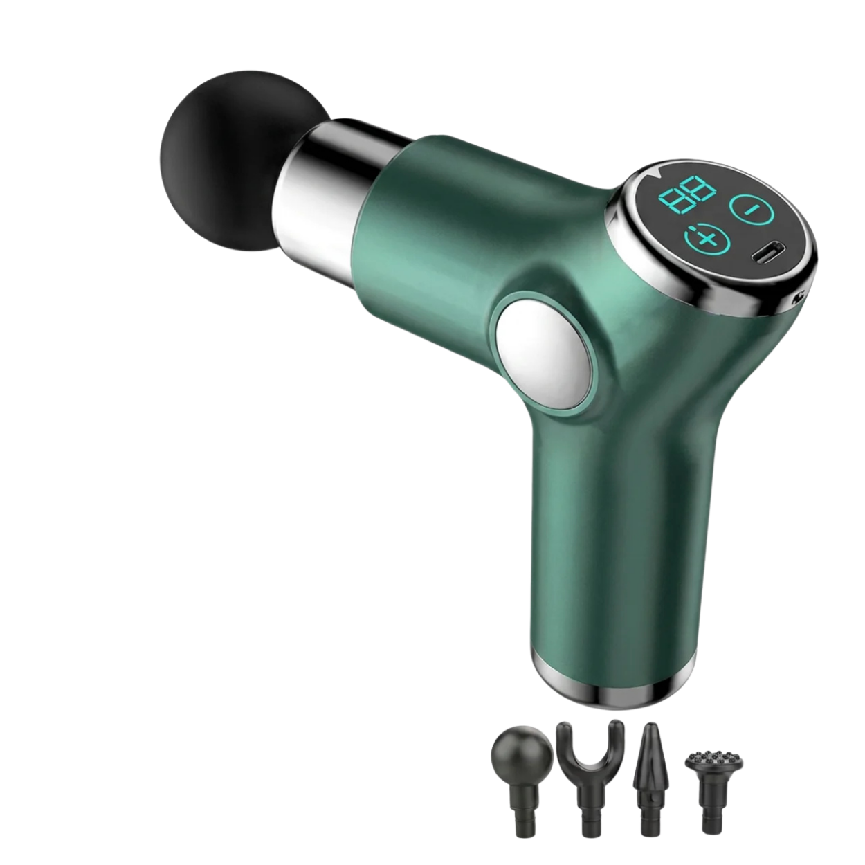 Mini Pistolet de Massage Musculaire LCD 32 Vitesses USB-C