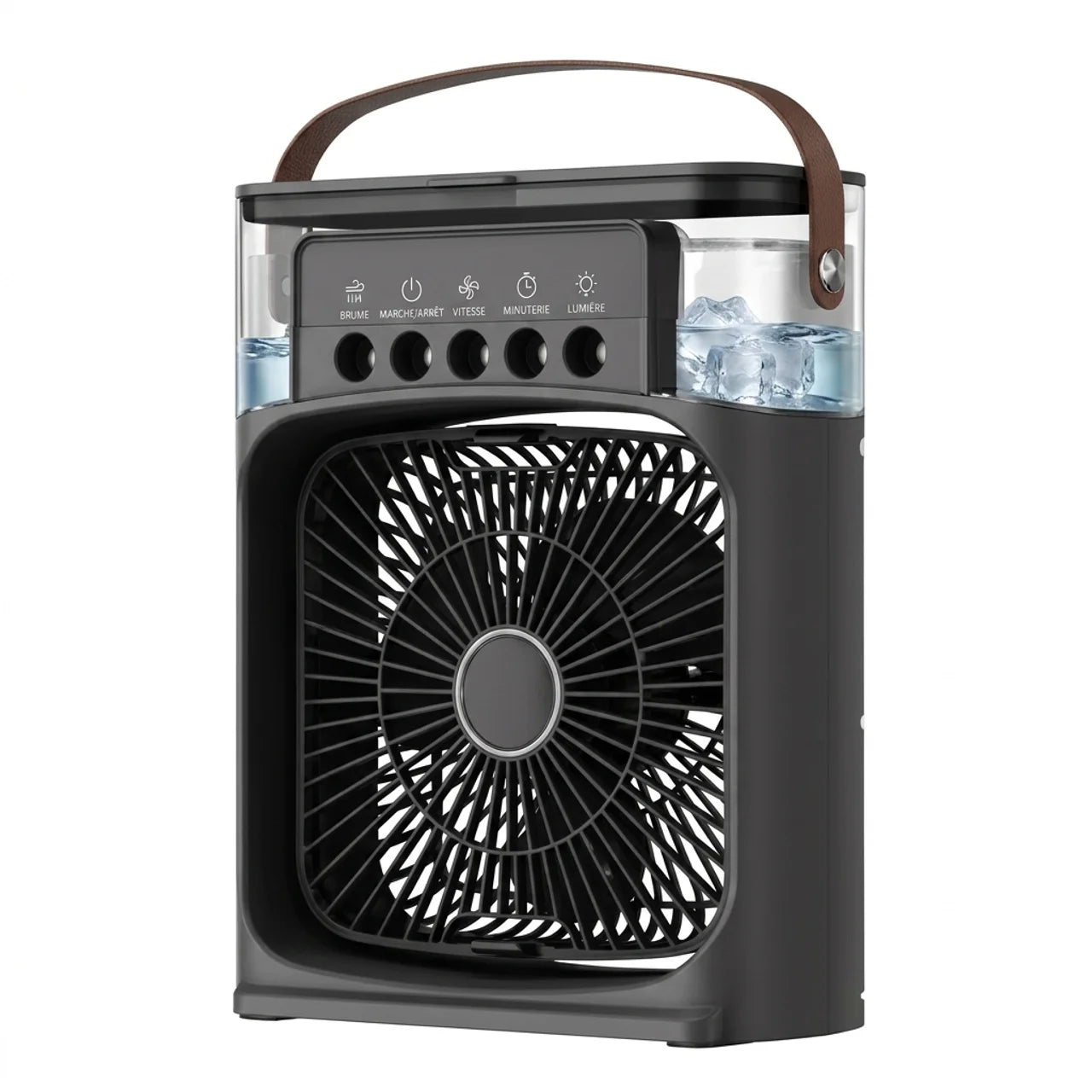 Mini Ventilateur Portable Humidificateur Refroidisseur d’Air & Veilleuse LED