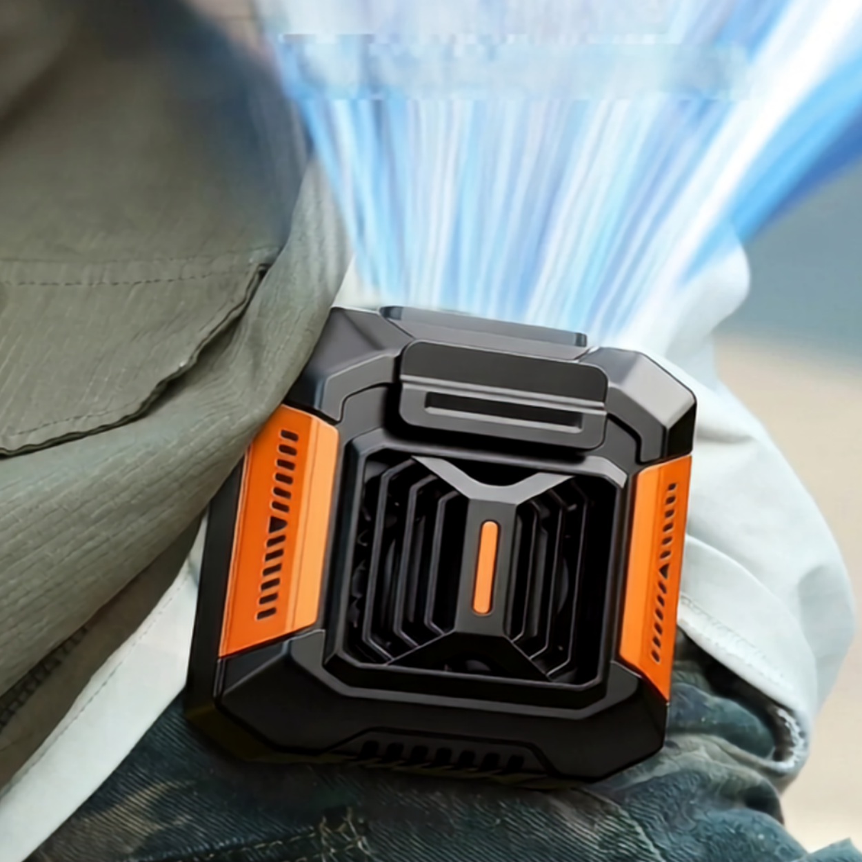 Mini Climatiseur Ventilateur de Taille Portable Incassable de Ceinture