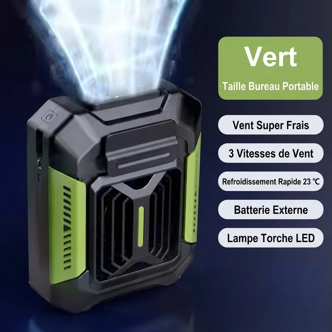 Mini Climatiseur Ventilateur de Taille Portable Incassable de Ceinture