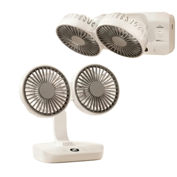Mini Ventilateur Double Tête USB