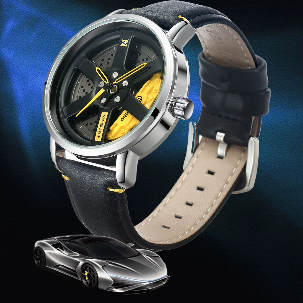 Montre Homme Never Stop Passionnés Automobile