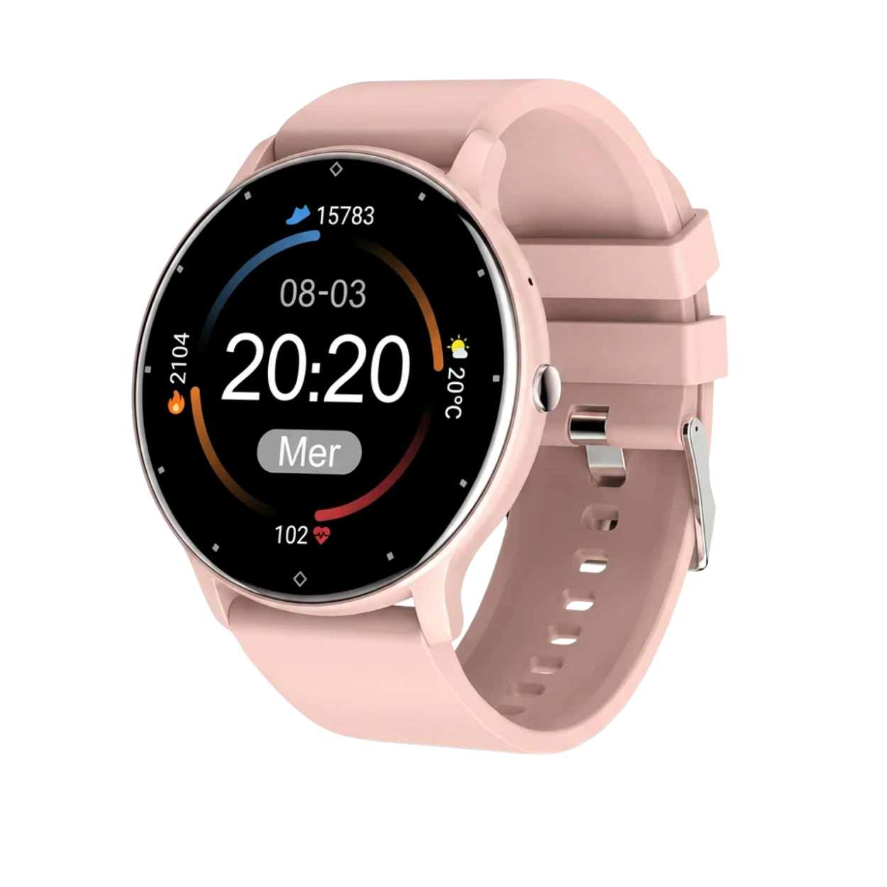 Montre Intelligente Femme Étanche IP67 avec Appels et Suivi Santé