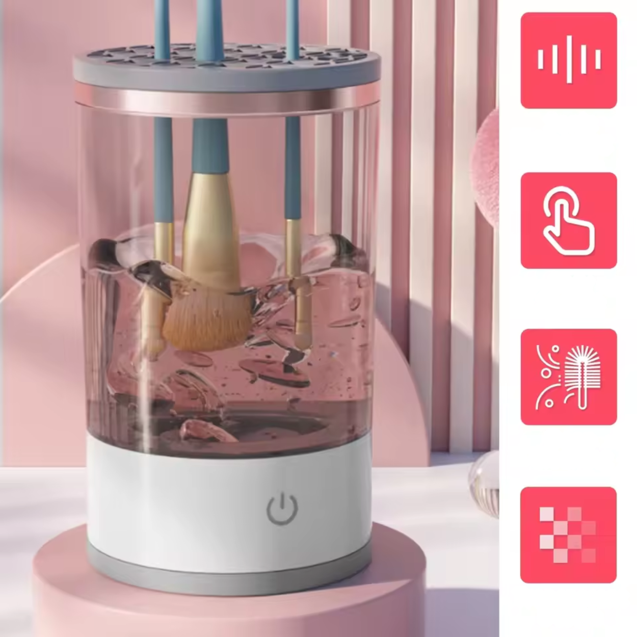 Nettoyeur Électrique pour Pinceaux de Maquillage
