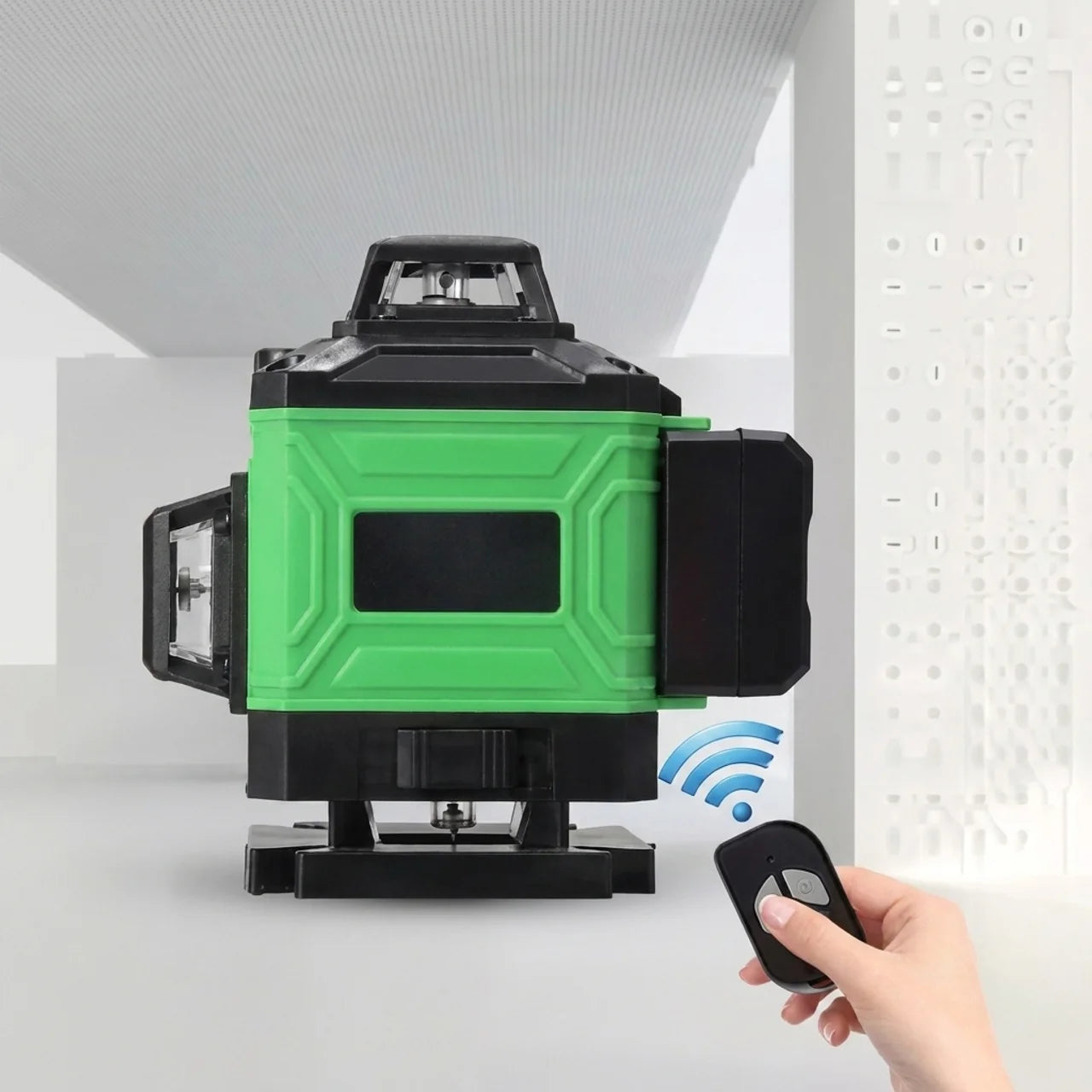 Niveau Laser Vert 4D 16 Lignes 3x360° Auto-Nivelant Précision Professionnelle