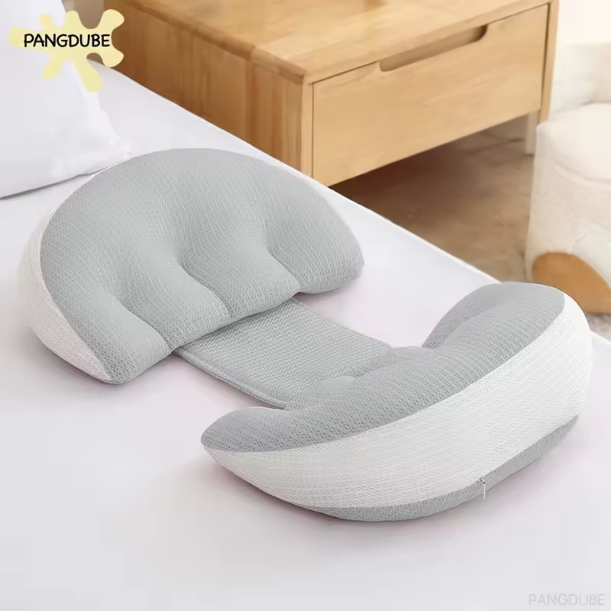 OREILLER ERGONOMIQUE 3D AMÉLIORÉ POUR LA GROSSESSE