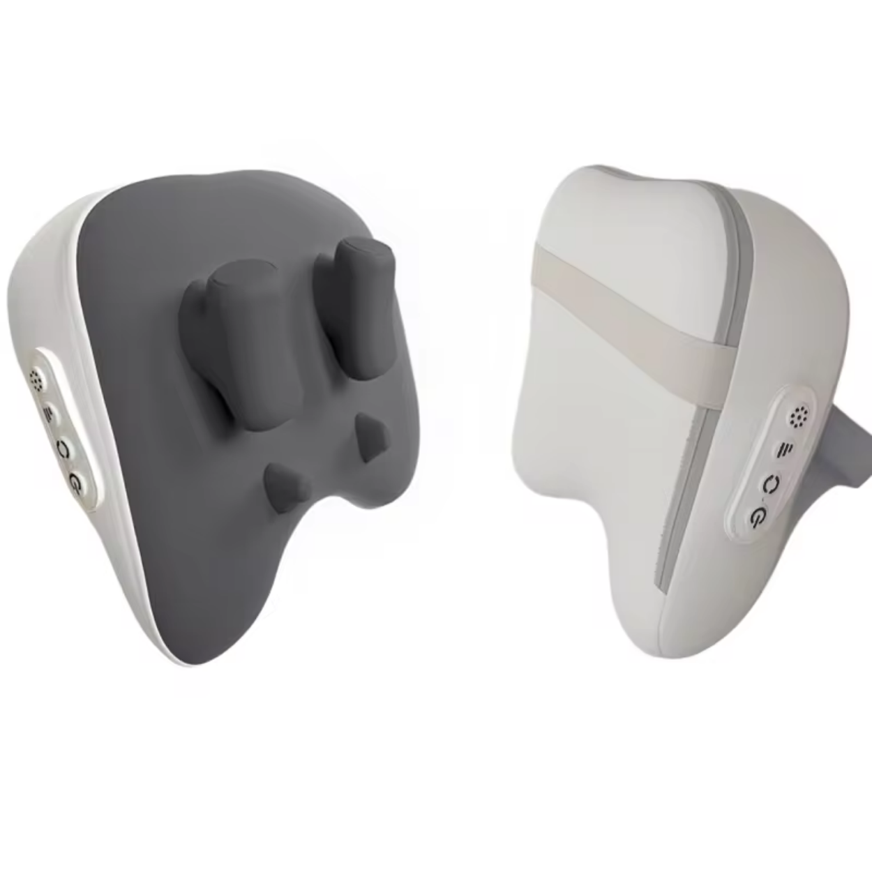 Oreiller de Massage Sans Fil Pétrissage Chauffant Cou Dos & Jambes