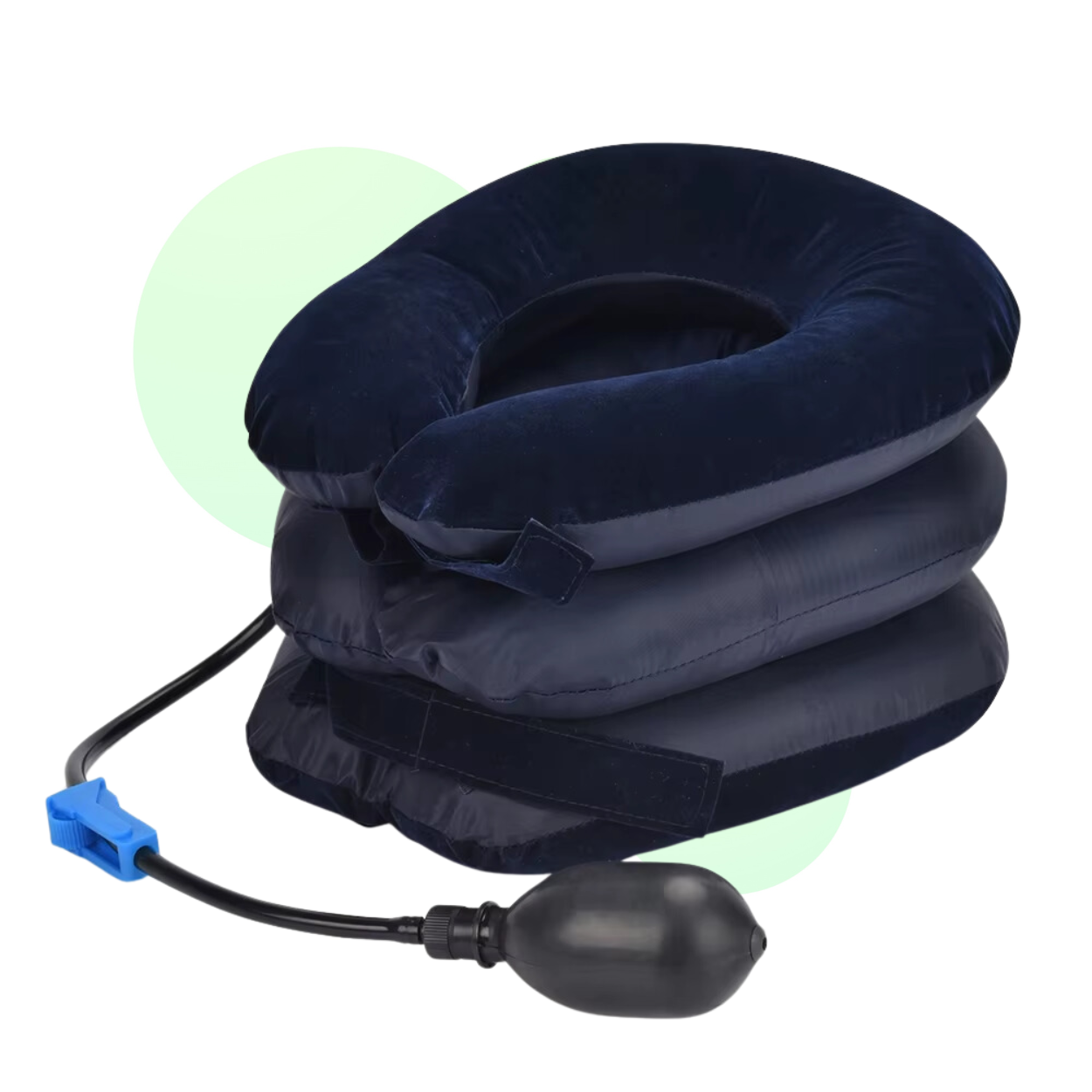 Oreiller cervical gonflable en U