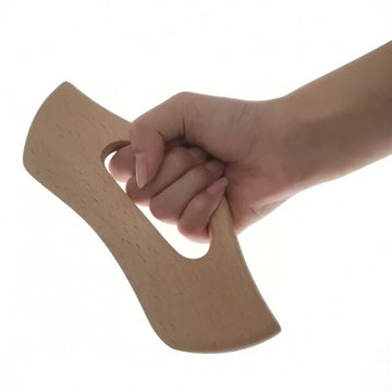 Outil Gua Sha Bois Drainant