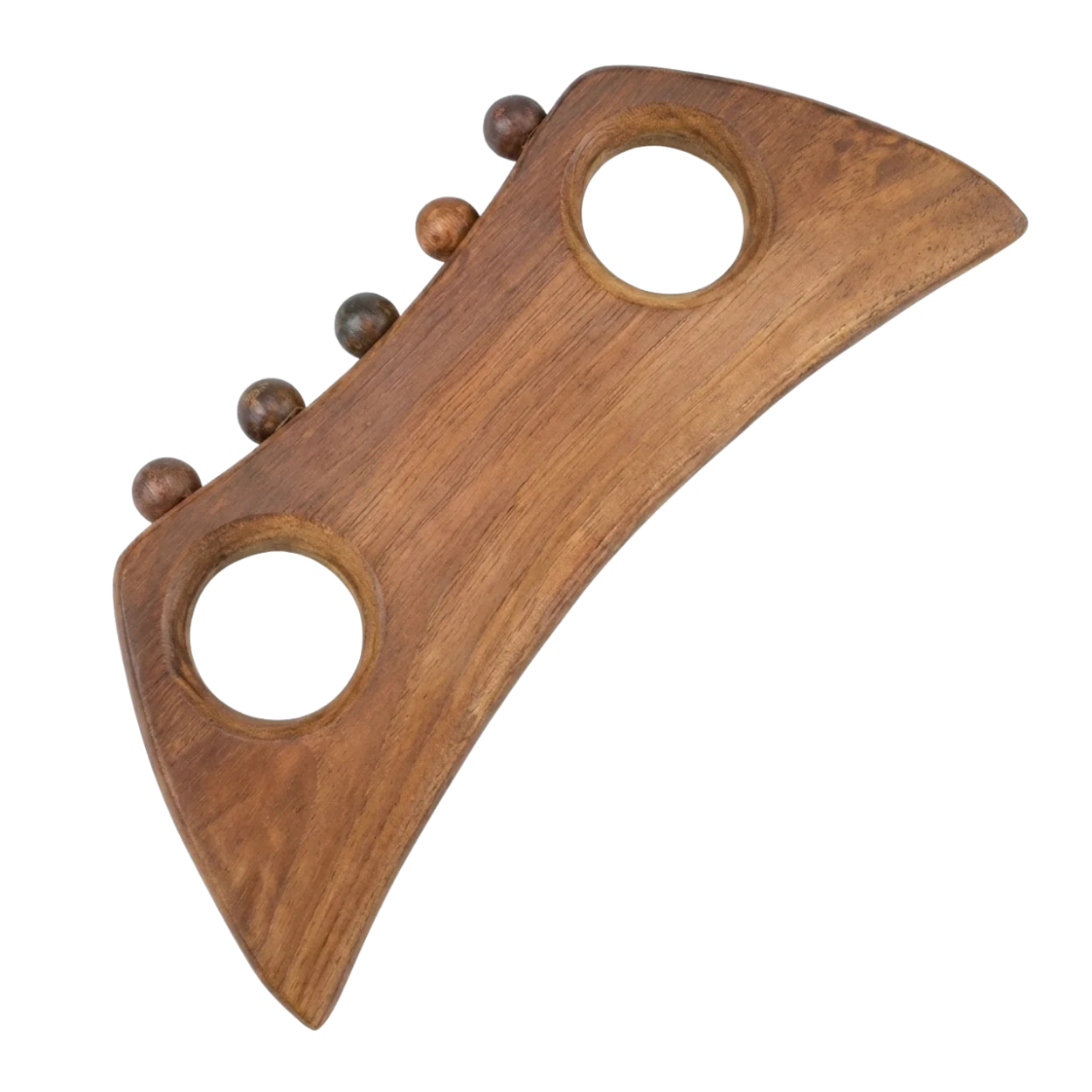 Outil de Massage Gua Sha en Bois Drainage Dos Nuque Jambes et Cellulite
