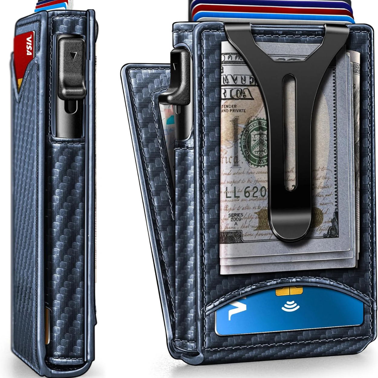 PORTEFEUILLE RFID ULTRA-SLIM ALUMINIUM
