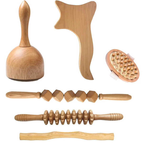 Pack 6 Outils Massage Bois