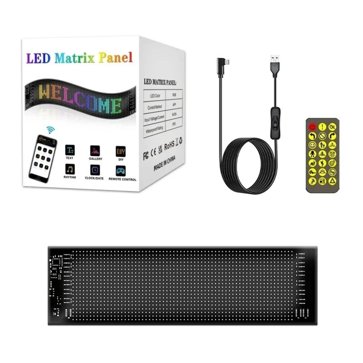 Panneau LED Défilant Bluetooth