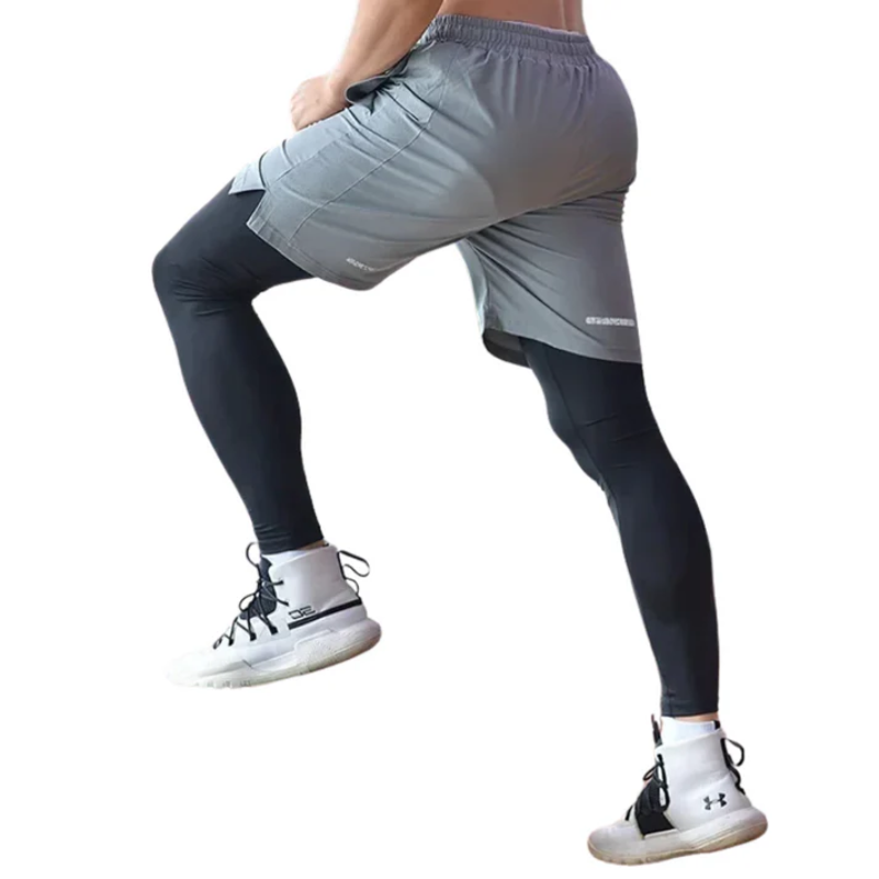 Pantalon de Running Homme 2-en-1 – Idéal Gym